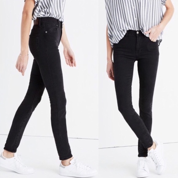 Madewell Black 9” High Riser Skinny Skinny Jeans - Picture 2 of 11